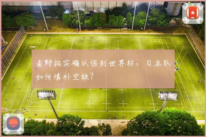 南野拓实确认伤别世界杯，日本队如何填补空缺？
